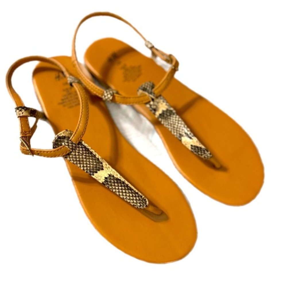 Women’s size 7 H & M faux snake skin sandals